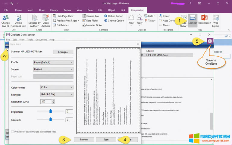 GemθOneNote 2016ָɨͼ