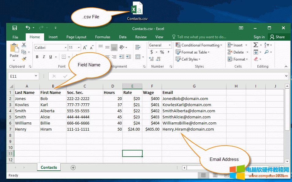  Excel дһ .CSV ļ