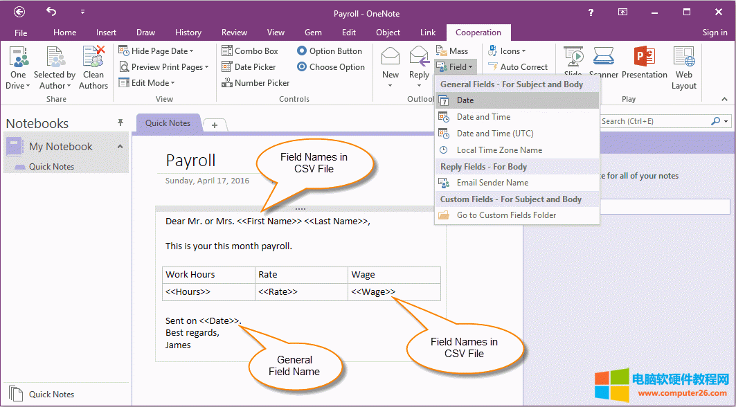  OneNote дһʼģҳ