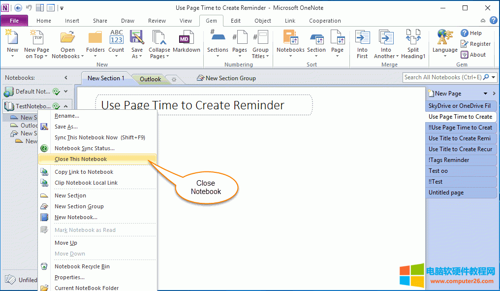  OneNote رձʼǱ