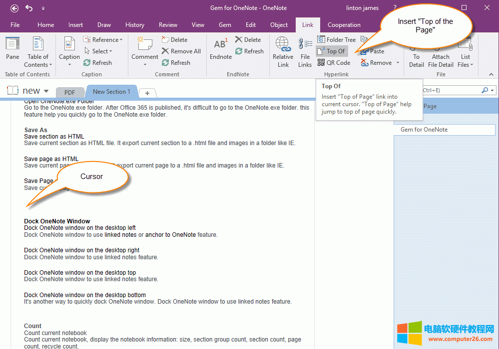  OneNote “ҳ涥”ıǩ