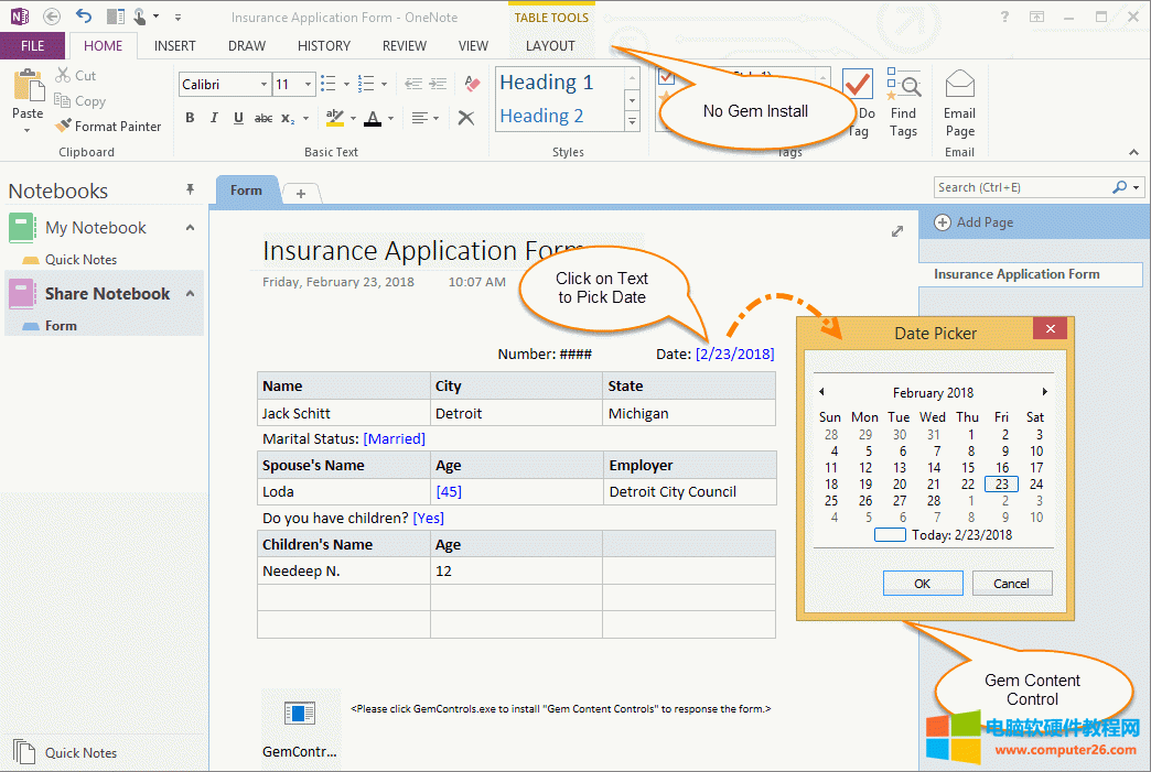 ʹݿؼдOneNote 2013