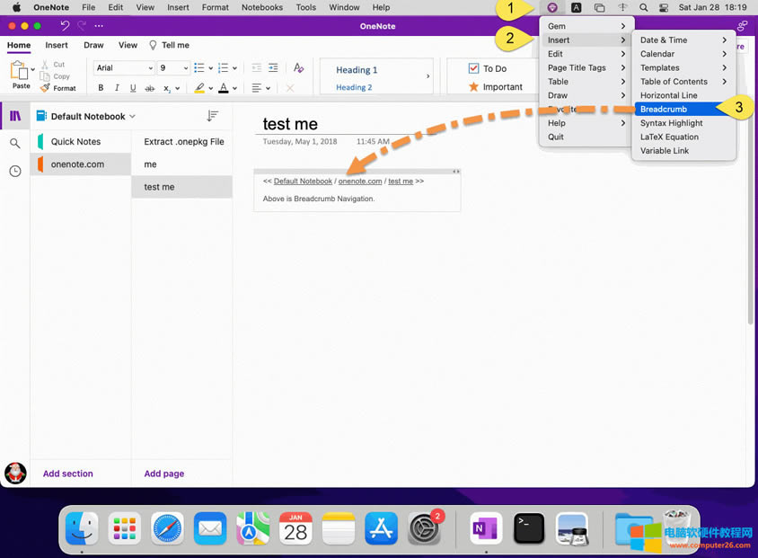 OneNote for Mac вOneNoteǰҳм·