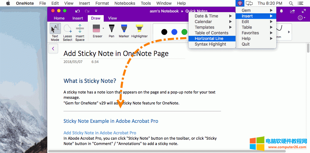  Mac  OneNote вˮƽ