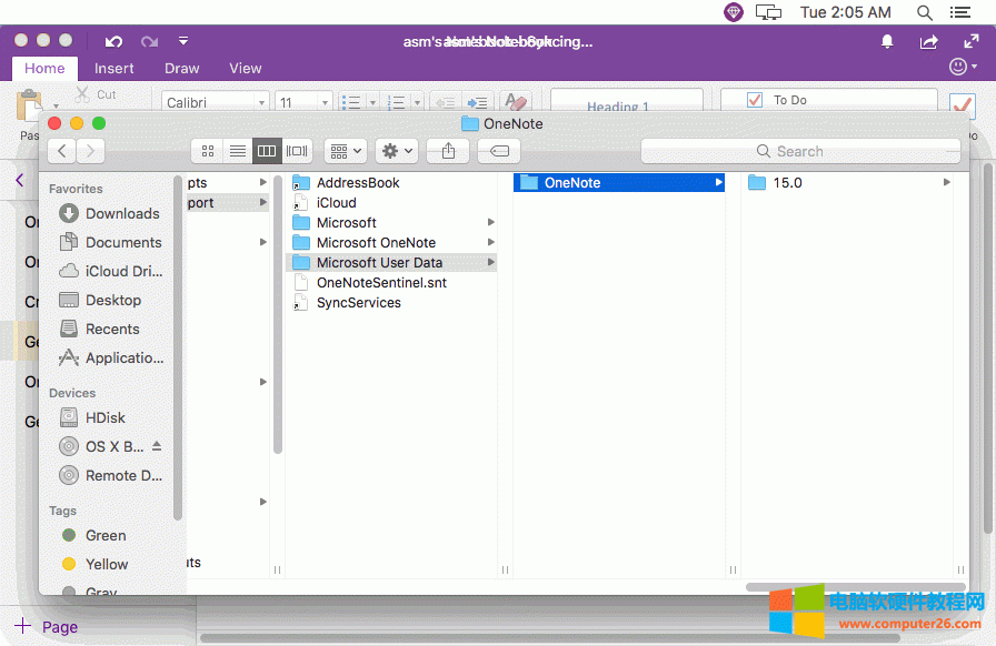 OneNote for Mac Ļļ