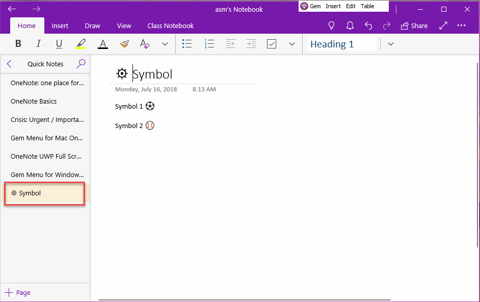 OneNote ʾַ