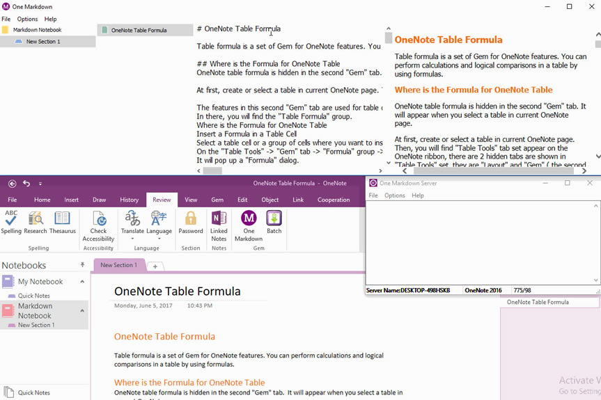 ʹ Markdown  OneNote ҳıⴴĿ¼