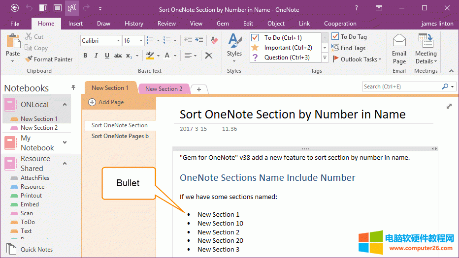 δֲƳOneNoteʼǱбʼǵĿŵԲ