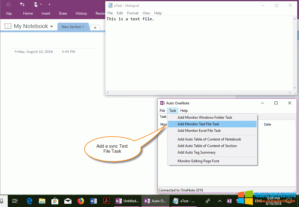  Auto OneNote Զɹһıļ