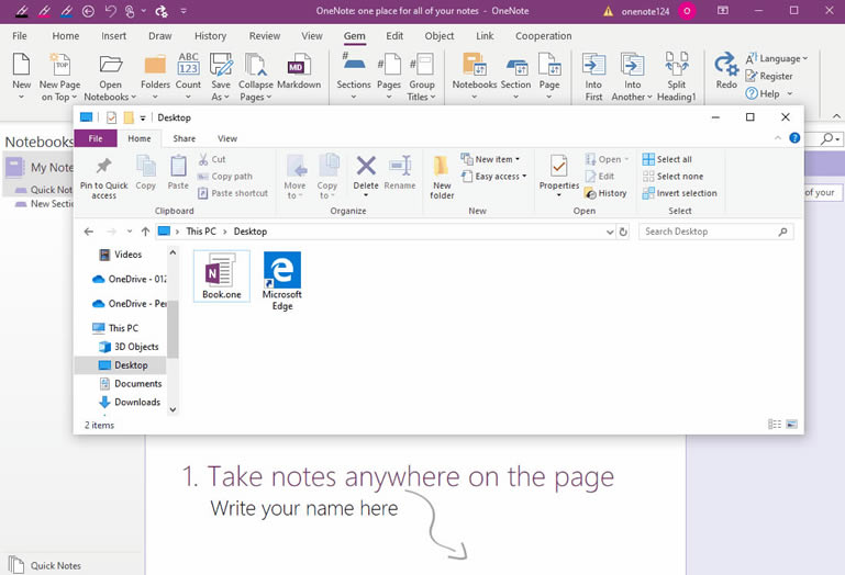 δһ Windows ļΪ OneNote ʼǱ