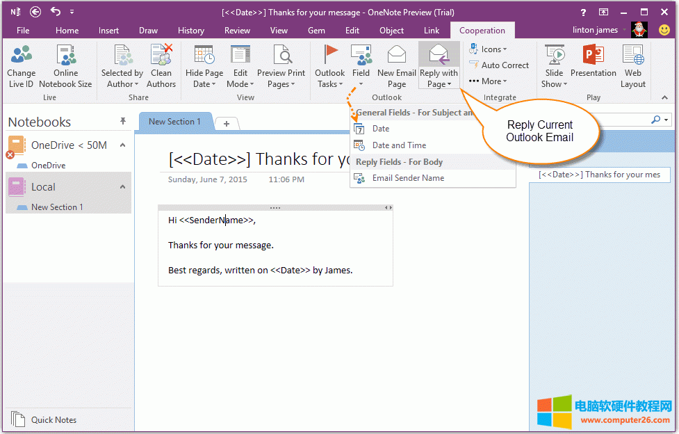  OneNote ҳģ