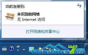 ȼWIN7콢ϵͳʾδʶInternetʷ