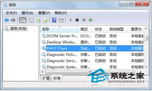 ľϸ˵Win7ϵͳ޷DHCP Clientķ